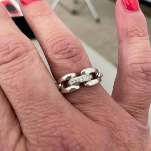 Authentic David Yurman Wellesley Link w Diamonds